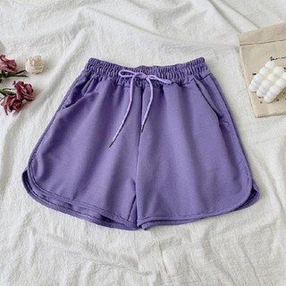 Quần Đùi Thể Thao Nữ 🌸Short Thun Ngắn Dáng Rộng Cạp Chun, Quần Đùi Ngủ Nữ Mặc nhà