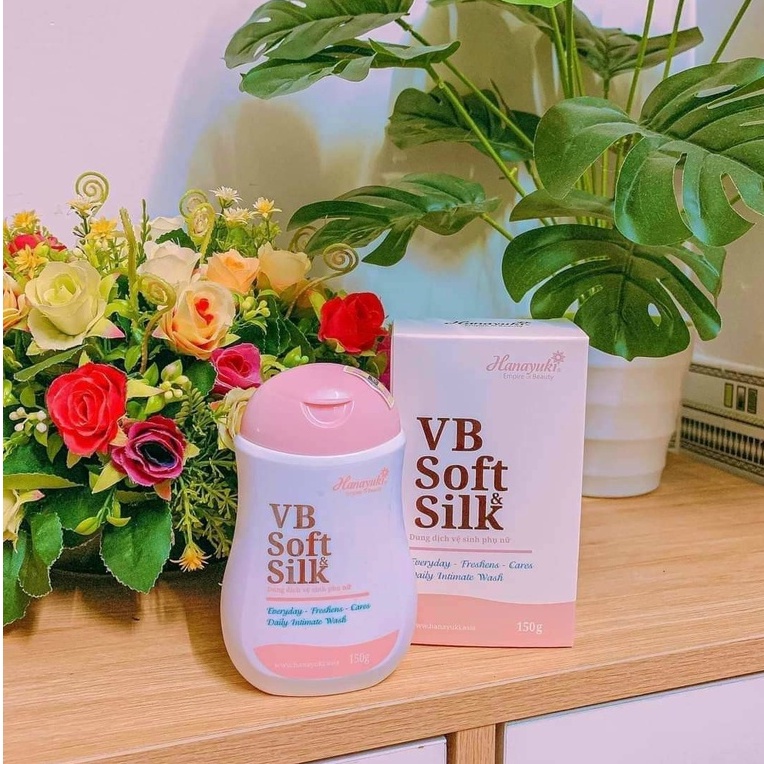 DUNG DỊCH VỆ SINH PHỤ NỮ VB HANA SOFT SILK HANAYUKI Mới ( CHÍNH HÃNG )