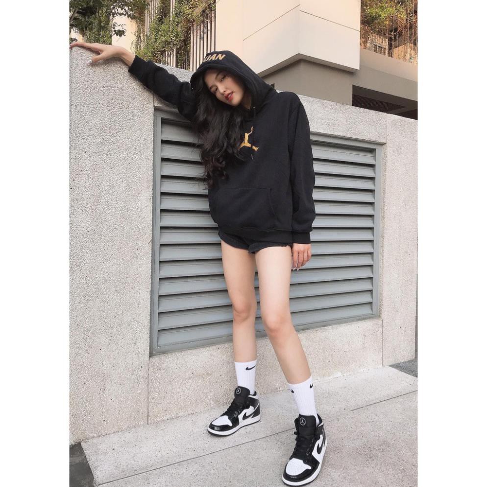 Áo hoodie Ni.ke Jor.dan đen hàng vnxk - Hoodie bóng rổ có sẵn full size nam nữ - Ảnh thật shop chụp  ཾ ྆ ་