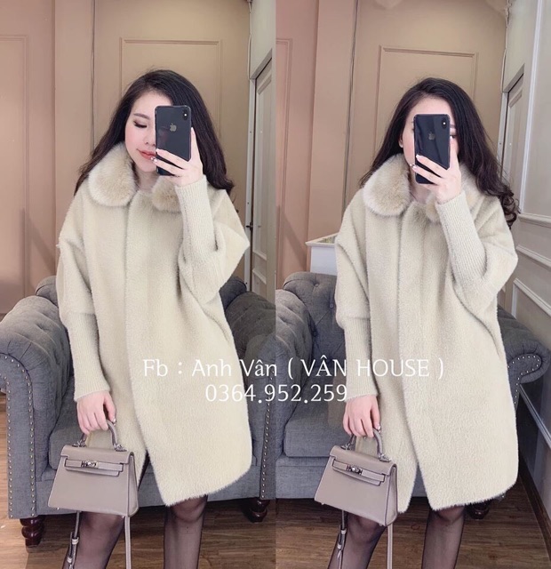 Áo len lông thỏ