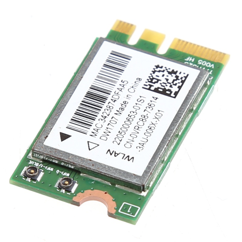 Thẻ WIFI Không Dây Mini M.2 Ngff Wlan BT4.0 0VRC88 QCNFA335 Dành Cho Dell DW1707