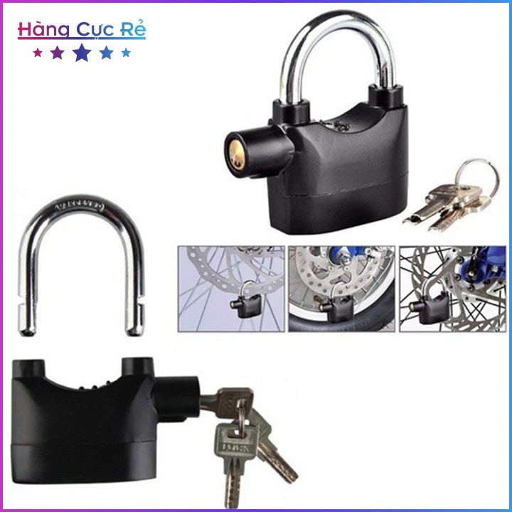 Ổ khóa  chống trộm  báo động Alarm Clock cao cấp 🔒Freeship🔐 Khóa thông minh tặng kèm pin, có bảo hành - Shop Hàng Cực Rẻ