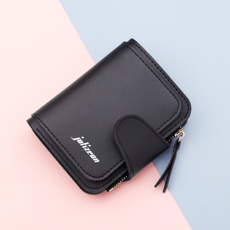 Ví ngắn gấp gọn IELGY có khóa kéo đa năng thời trang cho nữ