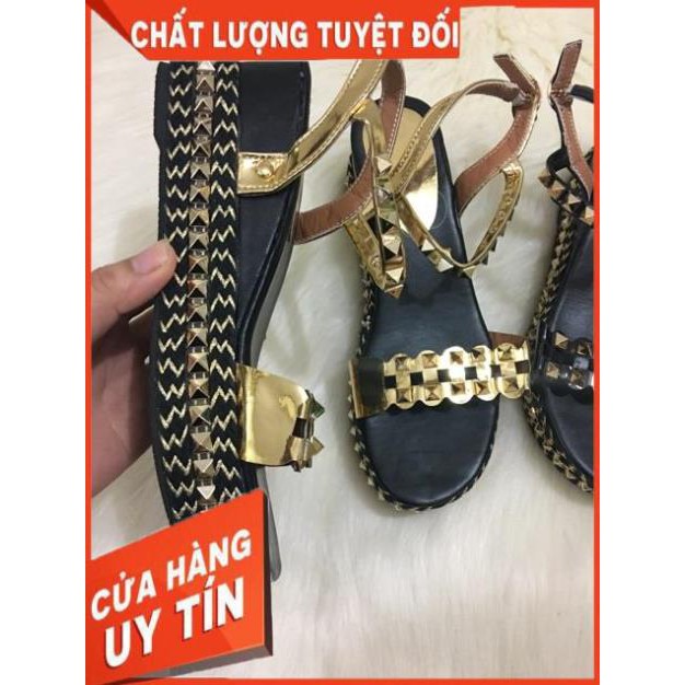 [ HÀNG CAO CẤP ] Sandal Xuồng Đinh 2 Quai Hàng Cao Cấp