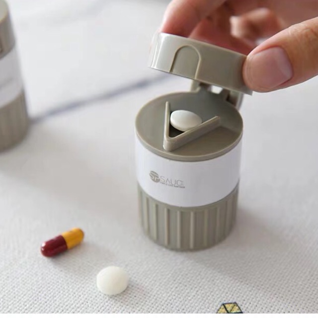 HỘP THUỐC ĐA NĂNG ( NGHIỀN / Cắt thuốc )CÓ CLIP