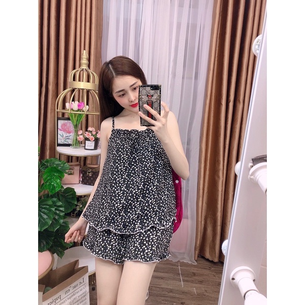 Bộ voan lụa 2 dây bèo siêu mát | BigBuy360 - bigbuy360.vn