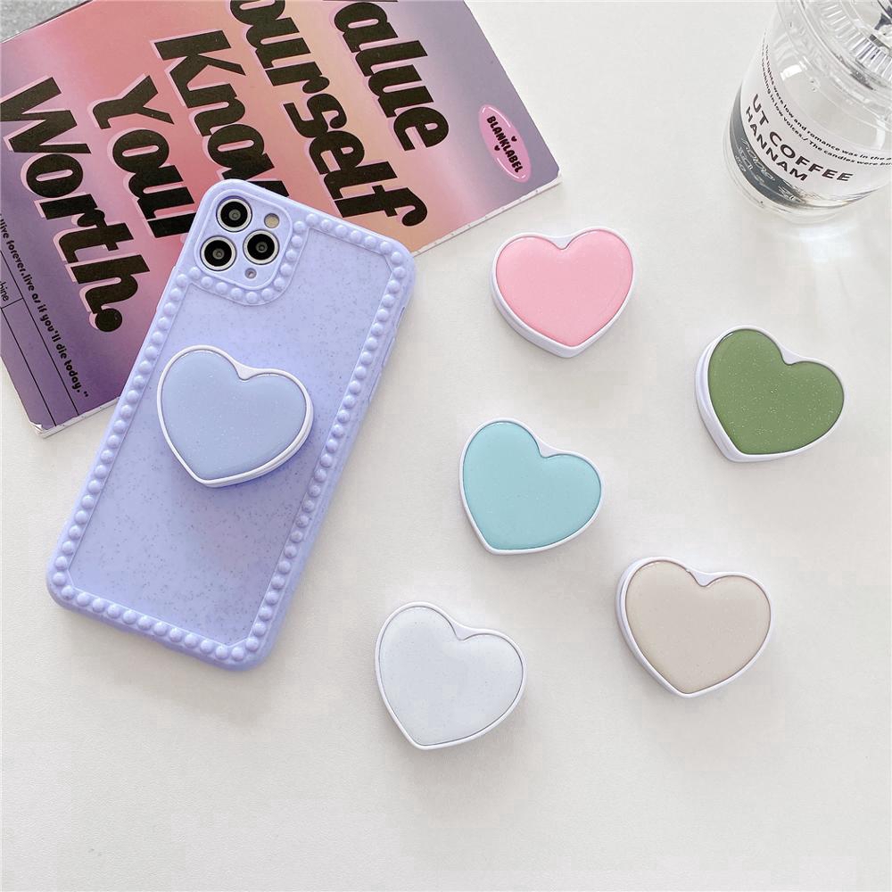 Giá đỡ điện thoại trái tim màu - Griptok, POP nhựa cứng