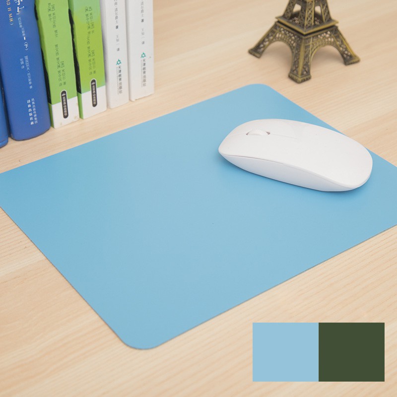 Miếng Lót Chuột Da (Mouse Pad) 270x210mm 2 Mặt 2 Màu