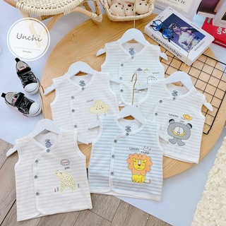 Áo gile nỉ cotton Unchi