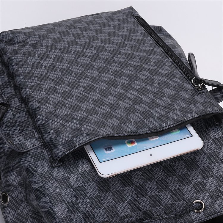 Balo da nam nữ đi học thời trang lv IRRY cặp đi học nam nữ đựng laptop cao cấp chống nước