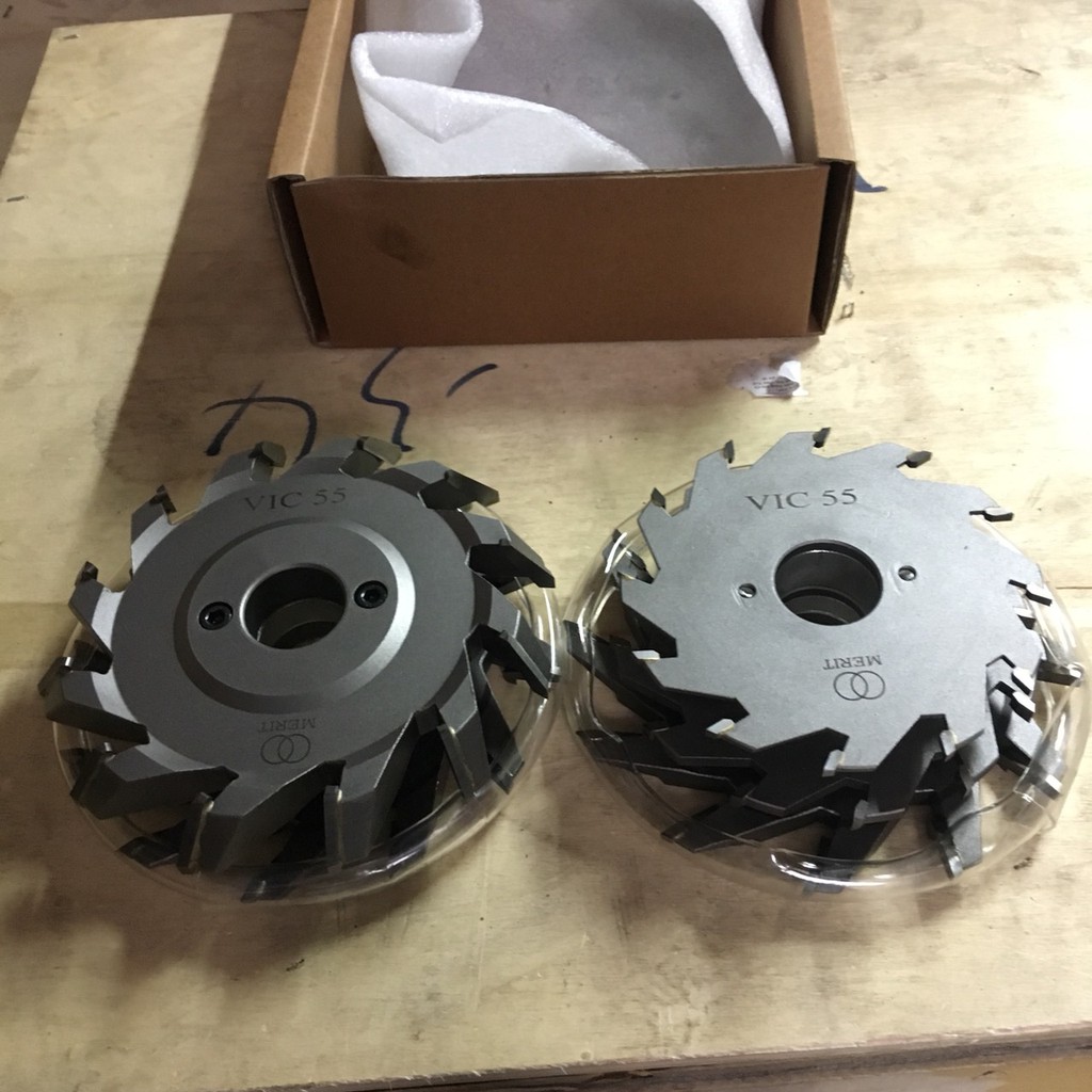 Cặp lưỡi phay nhôm hệ VIC 55