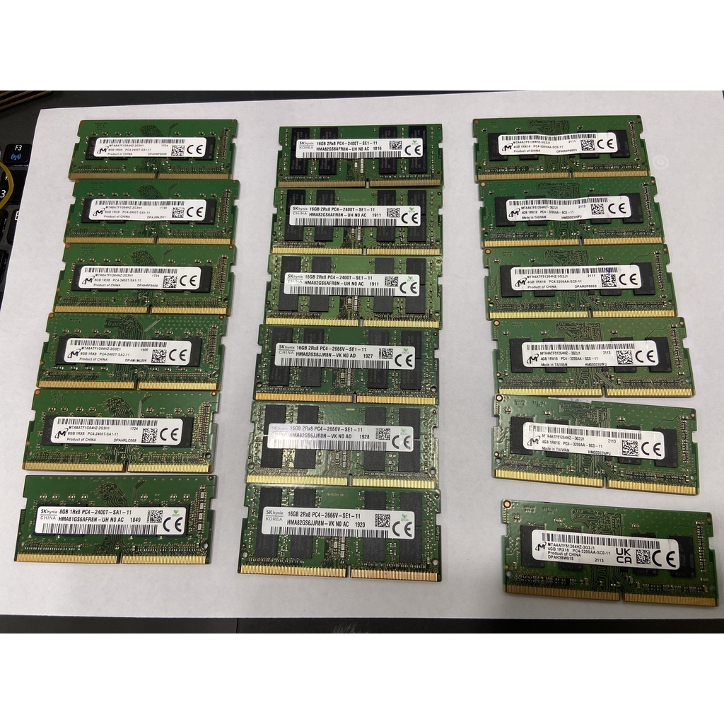 RAM LAPTOP DDR4 16G 8G 4G BUS 2133P 2400T 2666V 3200AA - Samsung SKhynix Kingston Crucial Micron- GIÁ CỰC HẤP DẪN