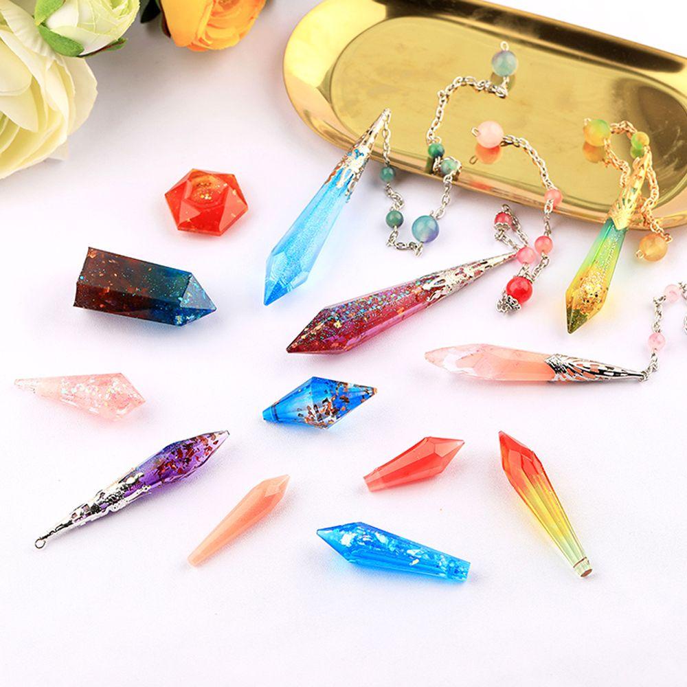 ME Khuôn Silicone Trong Suốt Làm Mặt Vòng cổ Hoa Khô