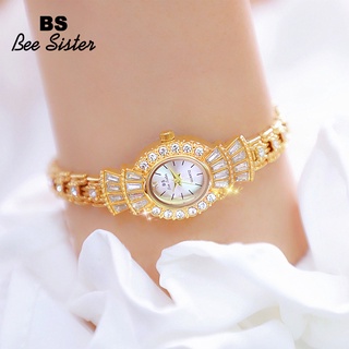  Bs Bee Sister Thời Trang Nữ Đồng Hồ Thông Thường Sang Trọng Kim Cương Giả Đồng Hồ Nữ Thép Không Gỉ Thạch Anh Đồng Hồ Đeo Tay Đồng Hồ Kim Cương Chống Thấm Nước Cho Nữ Quà Tặng Lễ Tình Nhân FA1715 
