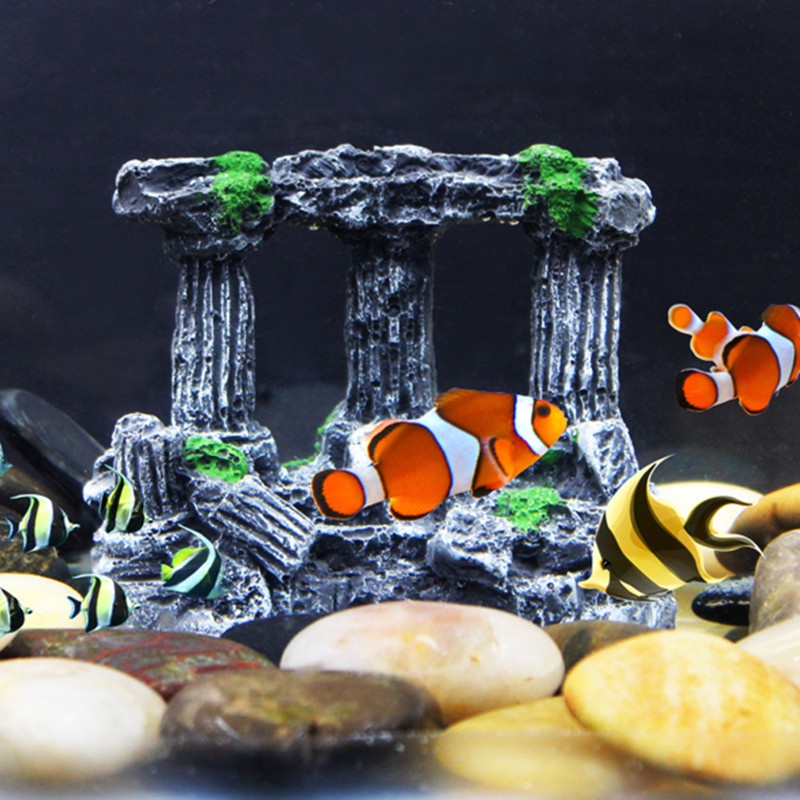 Cột thành La Mã - Trang trí thủy sinh - Terrarium