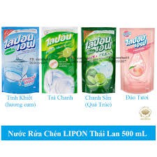 Nước rửa chén LIPON bịch 500ml