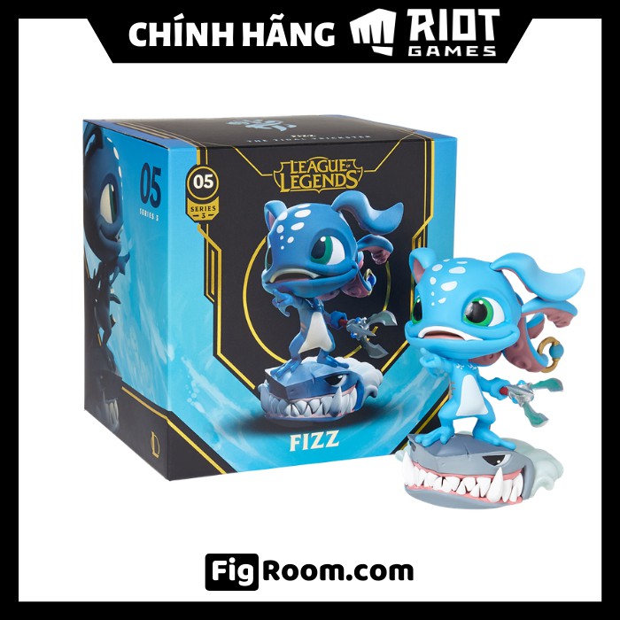 Mô hình Fizz Chibi - FIZZ FIGURE [Chính hãng Riot Games] - Figure LOL Liên Minh Huyền Thoại