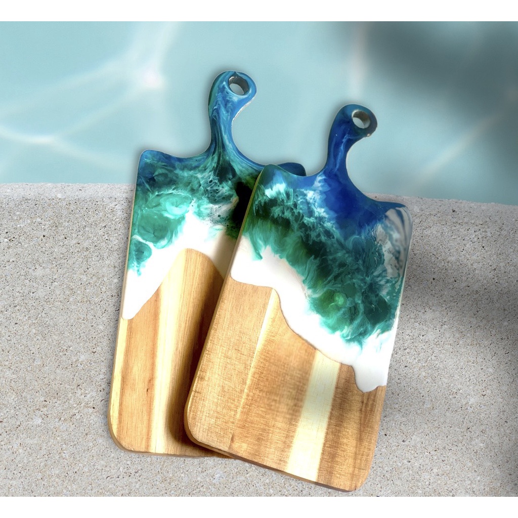 Thớt gỗ Epoxy Resin / Thớt Trang Trí  / Chụp Ảnh decor