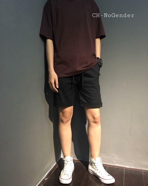 ÁO THUN TRƠN CỔ TRÒN TAY LỠ UNISEX