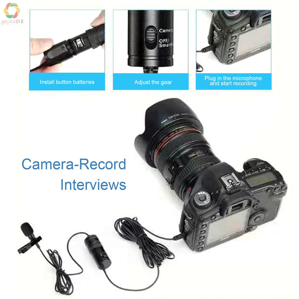 Micro M1 Có Kẹp Gắn Điện Thoại / Camera / Laptop / Live Stream Điều Khiển Giọng Nói / Vlog / Thu Âm