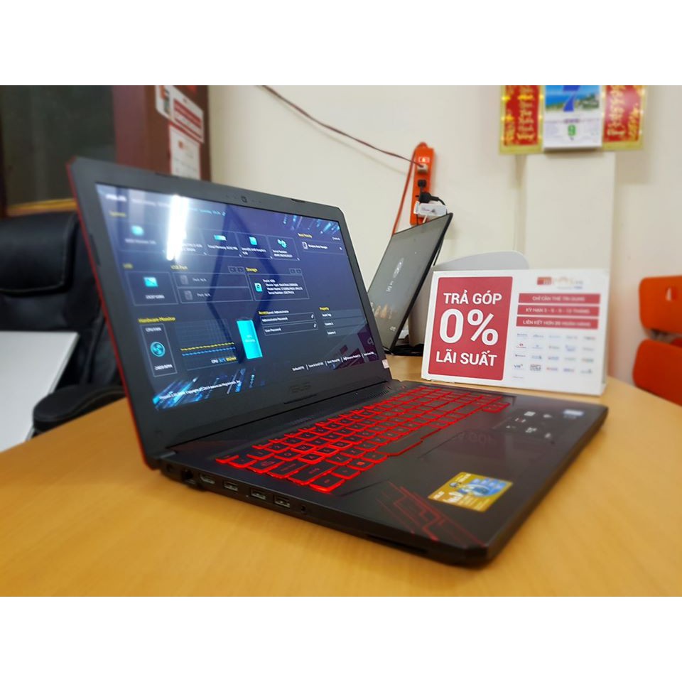 Máy Tính ASUS TUF Gaming FX504GE (Core I7-8750H 12CPU, Ram 8GB, SSD 128GB + 1TB, VGA GeForce GTX 1050Ti) | BigBuy360 - bigbuy360.vn