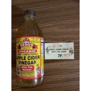 Giấm táo hữu cơ Bragg 473ml