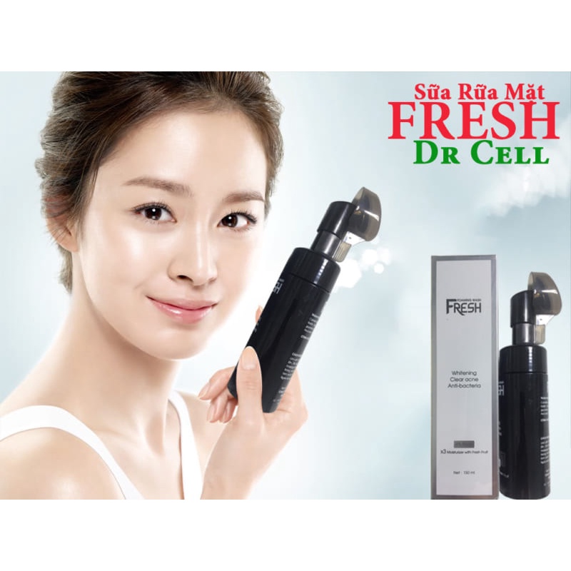 Sửa Rửa Mặt Fresh tích hợp đầu cọ thông minh làm sạch sâu , loại bỏ bụi bẩn