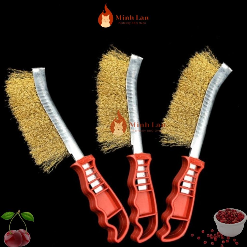 Bàn chải Sợi Thép Không Gỉ vệ sinh vỉ nướng thịt BBQ