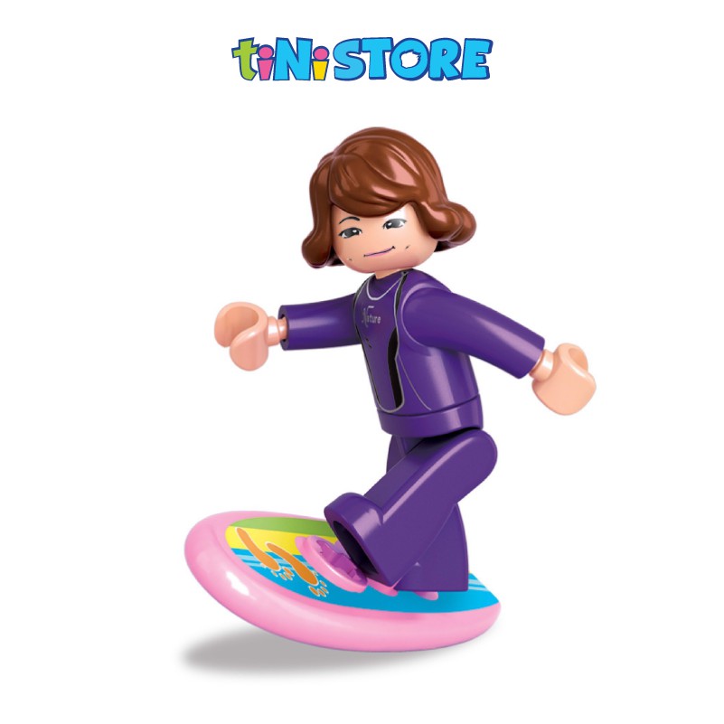 Đồ chơi lắp ráp sáng tạo lego tiNiToy cửa hàng bán đồ đi biển 180 mảnh ghép YY652952