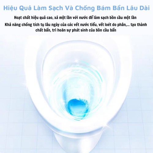 Túi 10 viên thả bồn cầu thơm khử mùi hôi diệt vi khuẩn 88292 HOANGXUANVP88