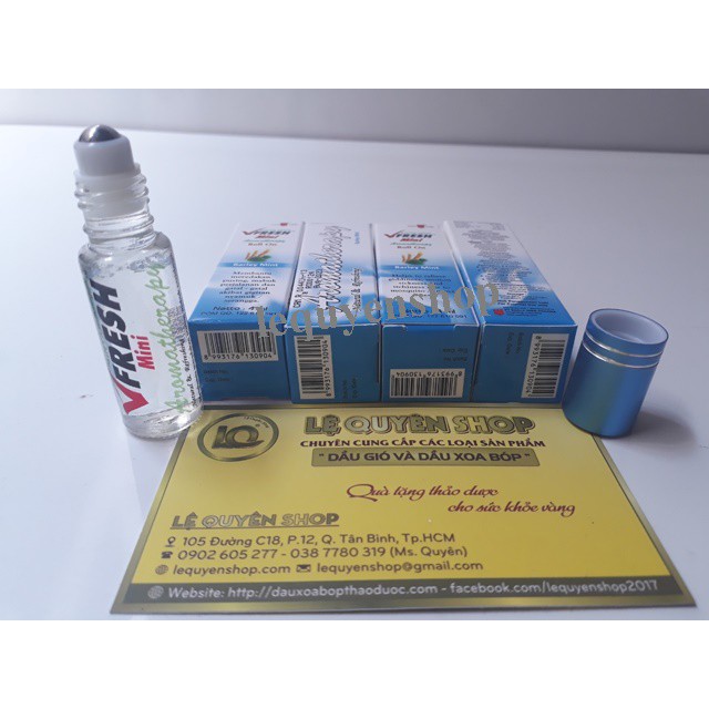 [ảnh thật]Dầu lăn thảo dược Vfresh 4 ml | BigBuy360 - bigbuy360.vn