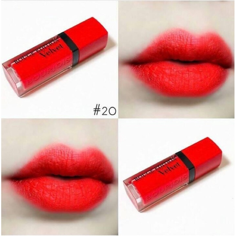 Son kem BJ Bourjois velvet 20 cam đỏ