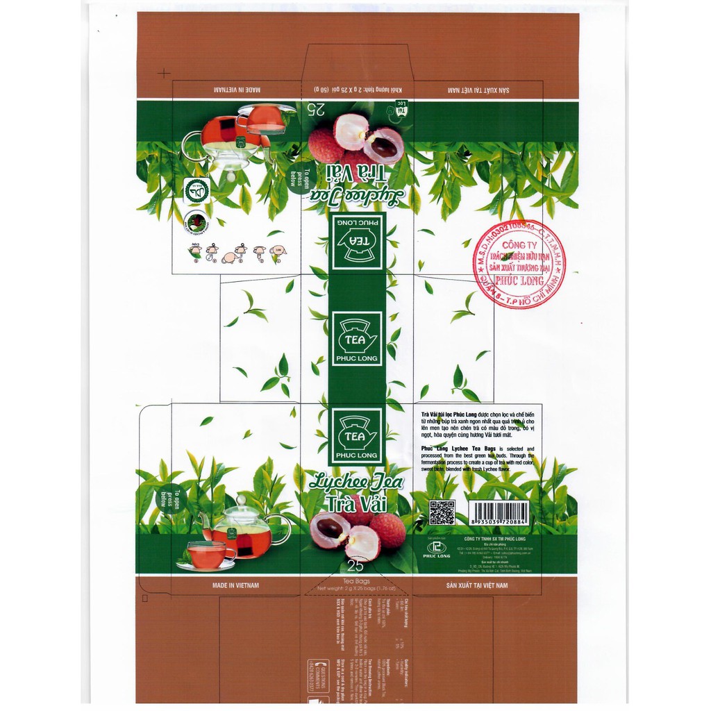 Trà Vải Túi Lọc - Phúc Long Coffee & Tea | BigBuy360 - bigbuy360.vn