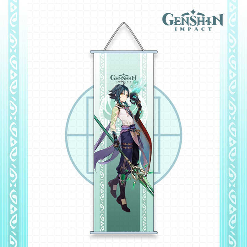 Tmdbyx Tranh Treo Poster Hoạt Hình Anime Nhật Bản Genshin