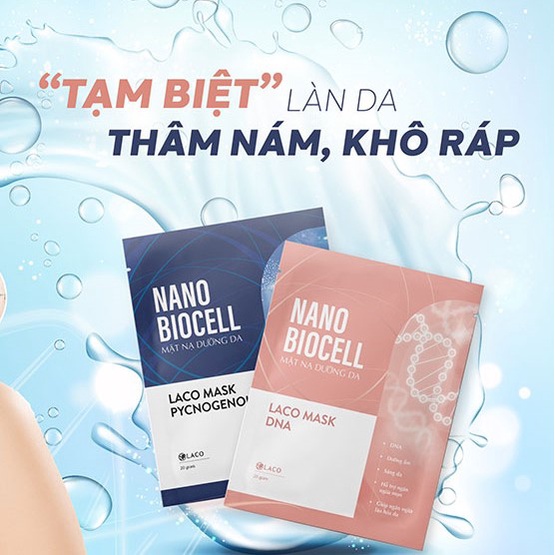 Mặt nạ nano biocell Laco 🔥🔥̣̣̣Hàng chuẩn🔥🔥̣̣̣