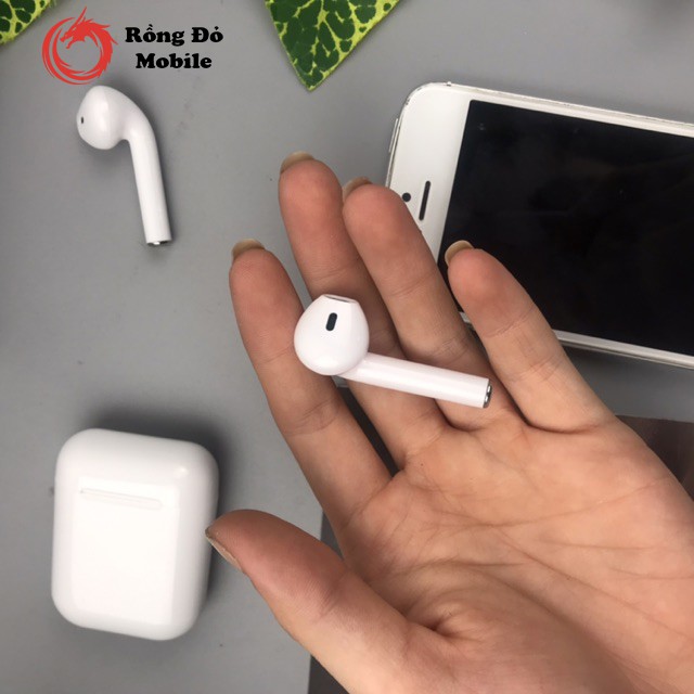 Tai nghe bluetooth 5.0 TWS i12 điều khiển cảm biến âm thanh có hỗ trợ đàm thoại bảo hành 1 đổi 1 do lỗi nhà sản xuất