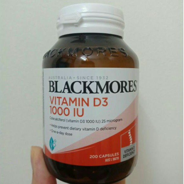 Vitamin D3 1000iu Blackmores 200 viên