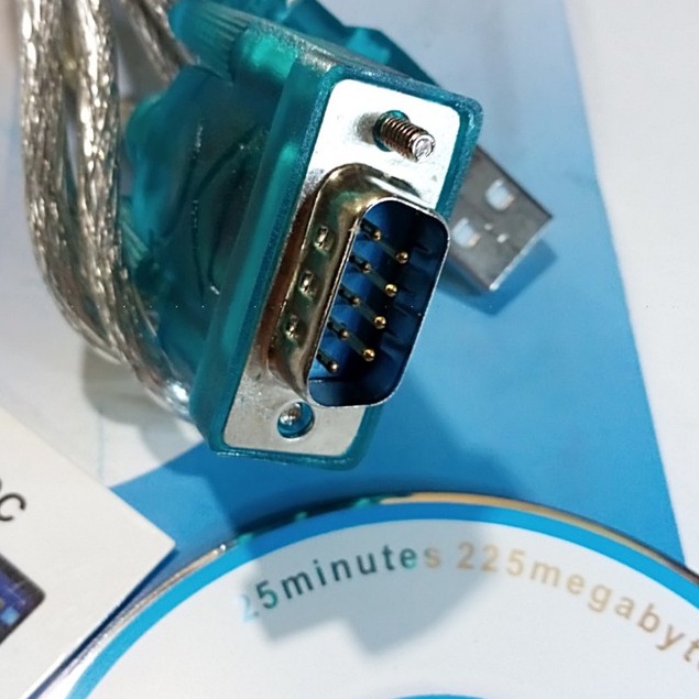 Cáp USB ra Com - Chuẩn USB 2.0 ra RS232 (Com 9 Kim đực) - Cáp dài 80Cm