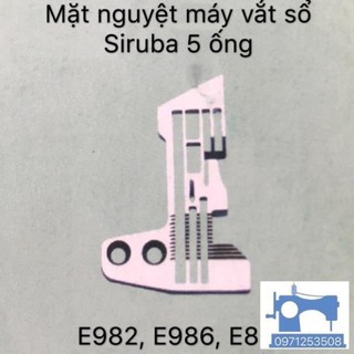 Mặt nguyệt vắt sổ Siruba 5 ống