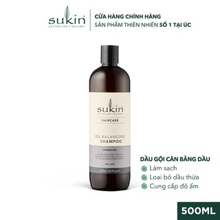 Dầu Gội Cân Bằng Dầu Sukin Oil Balancing Shampoo 500ml