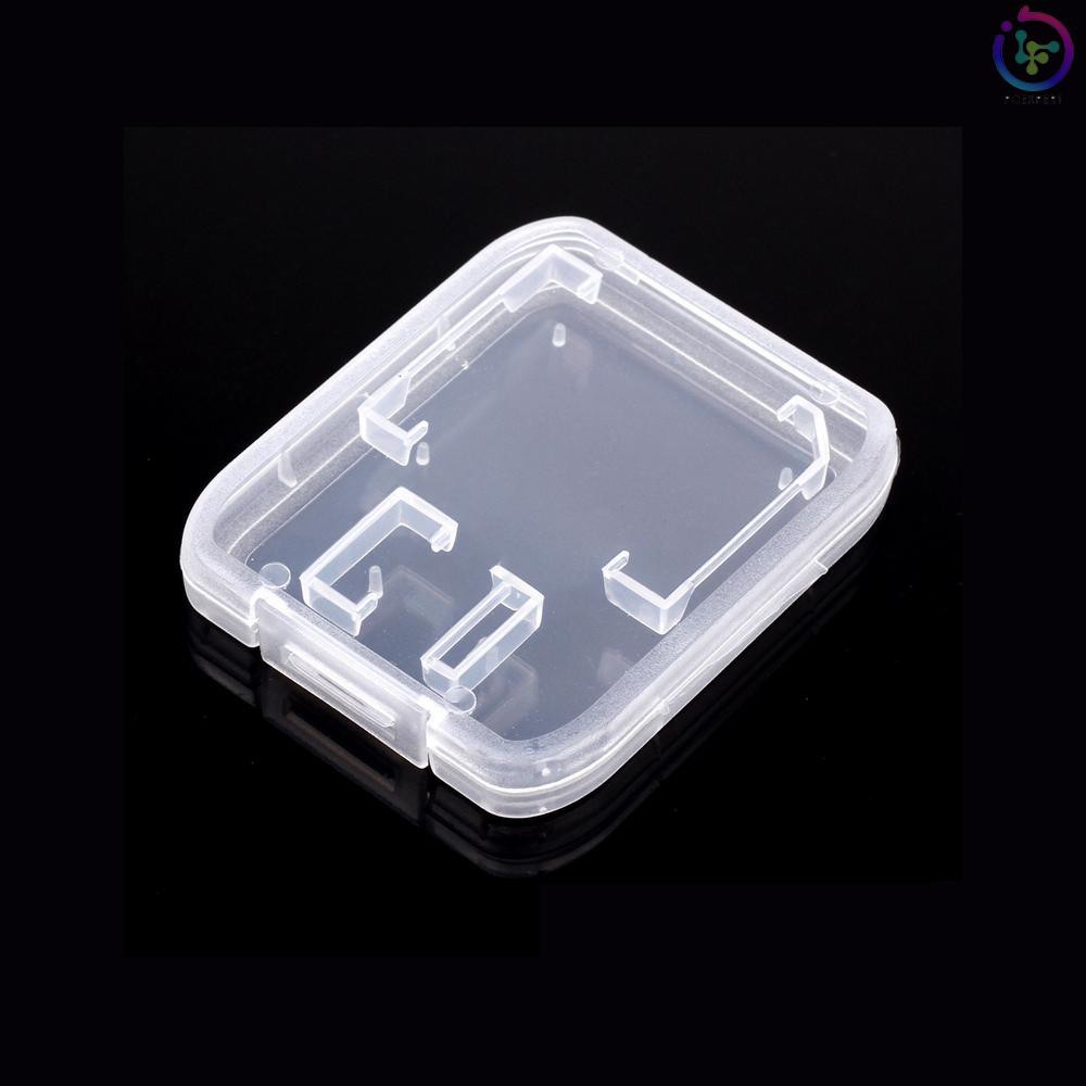 PCER♦SD Memory Card Case SDHC Holder Protector Transparent Box Plastic Storage