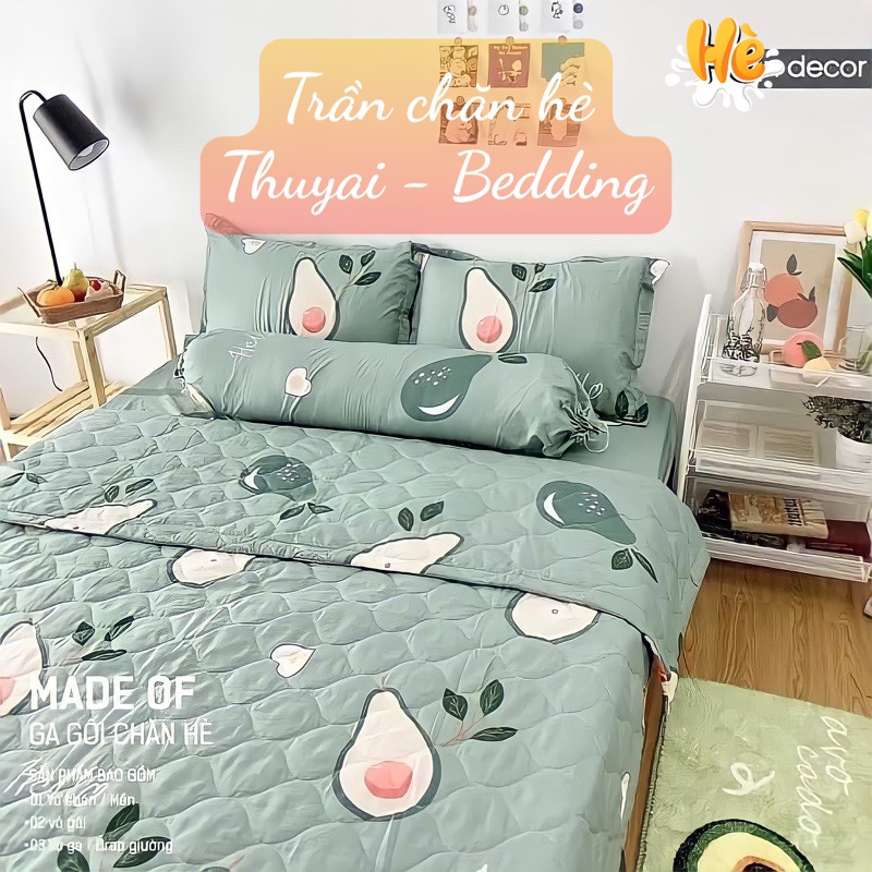 Phí can nối thêm với đệm dày trên 20cm, trần bông chăn hè, trần bông chăn phao