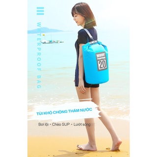 Túi du lịch chống nước cao cấp 20l - 2 dây đeo/có tay nắm