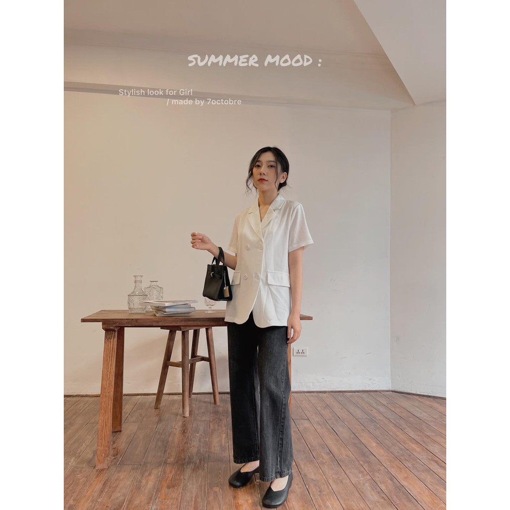 Áo khoác vest cộc tay