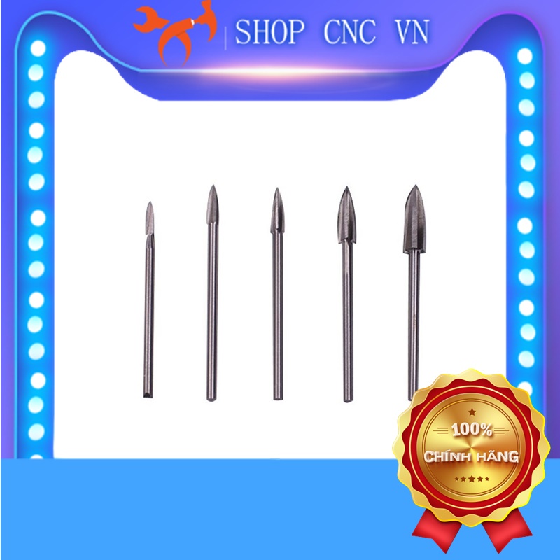Mũi lũa gỗ điêu khắc, chạm trổ mài khắc 3mm