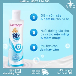 Sữa tắm gội trẻ em Lactacyd BB (Chai 250ml)