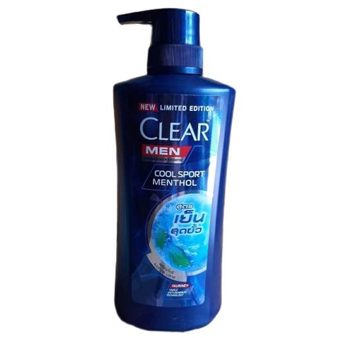 Dầu Gội Đầu Clear Men Bạc Hà Thái Lan 450ml 0003samsam