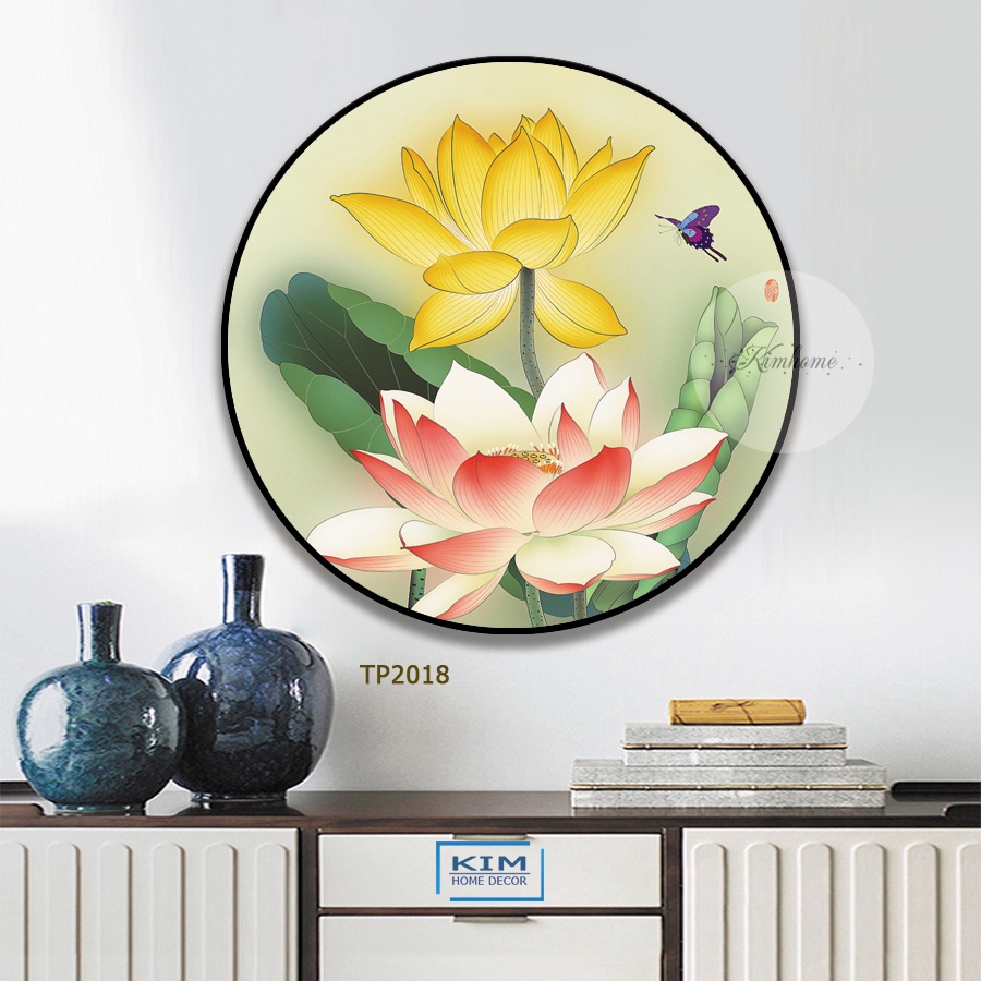Tranh Canvas Hoa Sen, Tranh Treo Tường