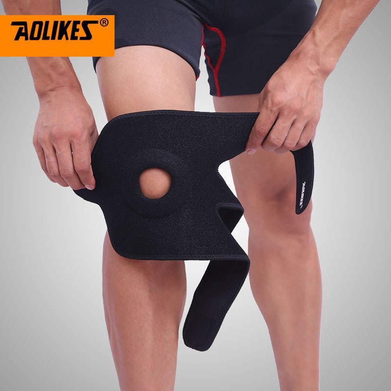 Băng Đeo Cuốn Bảo Vệ Đầu Gối AOLIKES A7616 Tập Gym, Chạy Bộ