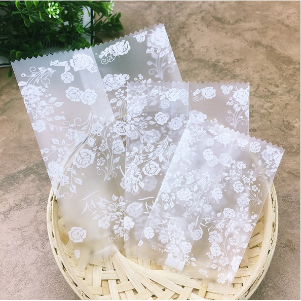Bao bì đựng trà/bánh kẹo hoạ tiết đặc biệt, hàn nhiệt, 100 túi/sp - HVL TEA